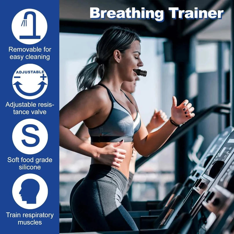 Entrenador de respiración Flexor pulmonar Ejercitador de fitness duradero