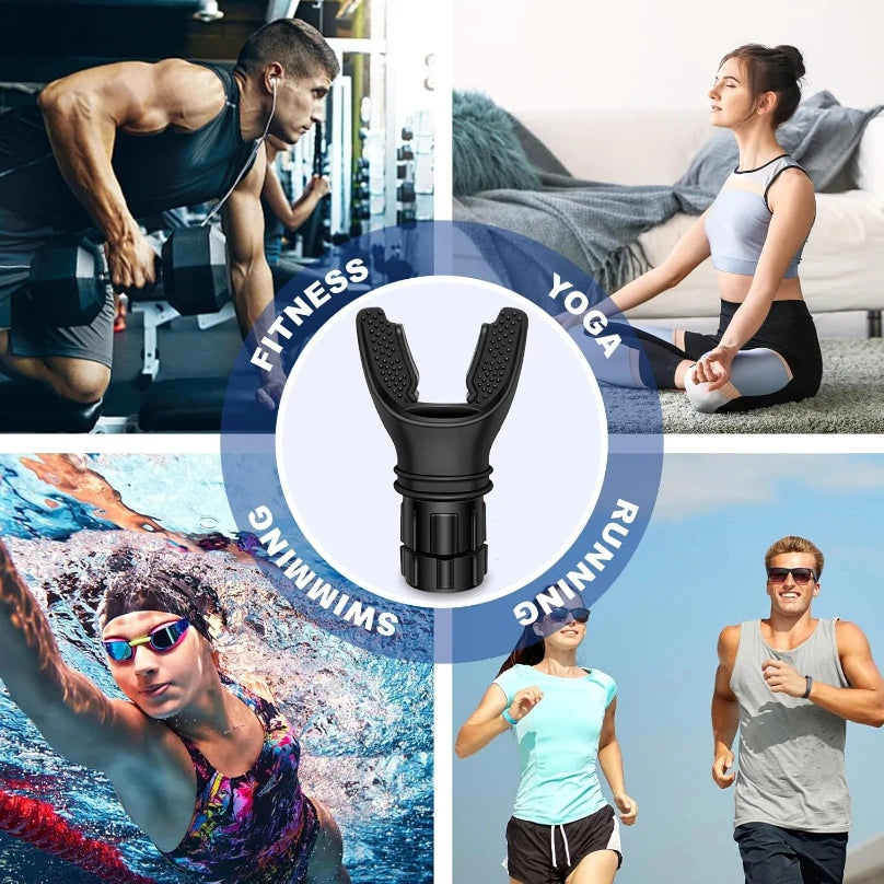 Entrenador de respiración Flexor pulmonar Ejercitador de fitness duradero