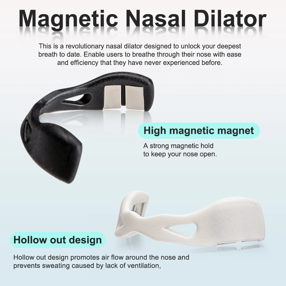 Dilatador nasal deportivo para dormir, kit de inicio para la respiración nasal