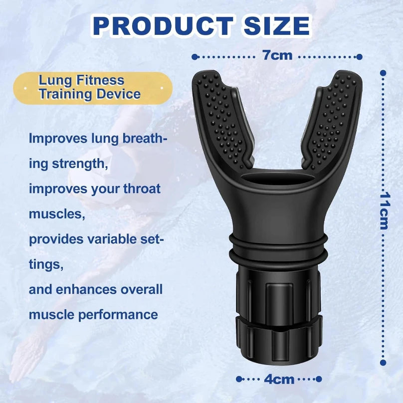 Entrenador de respiración Flexor pulmonar Ejercitador de fitness duradero