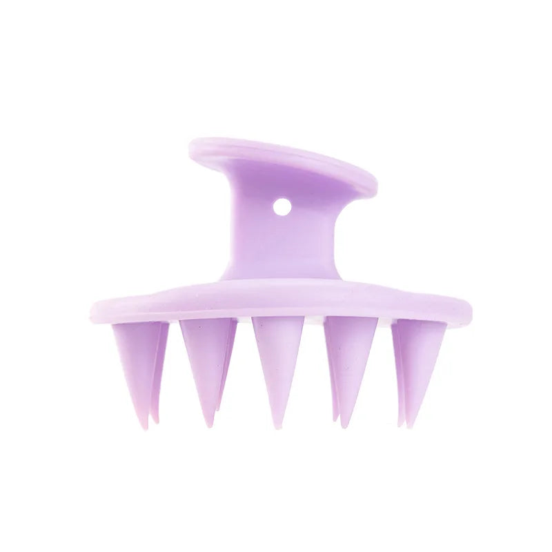 Cepillo de silicona para masaje de cabeza y cuero cabelludo, cepillo de silicona para el cuerpo, peine para lavar el cabello, cepillo de ducha para baño de spa, herramientas de peluquería para salón.